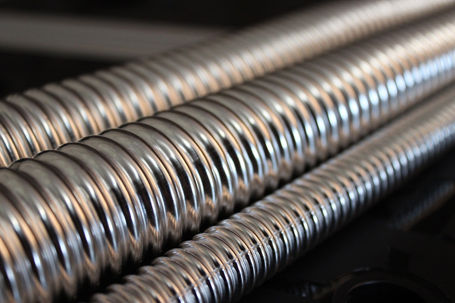 Разрешенные гофрированные дымоходы.